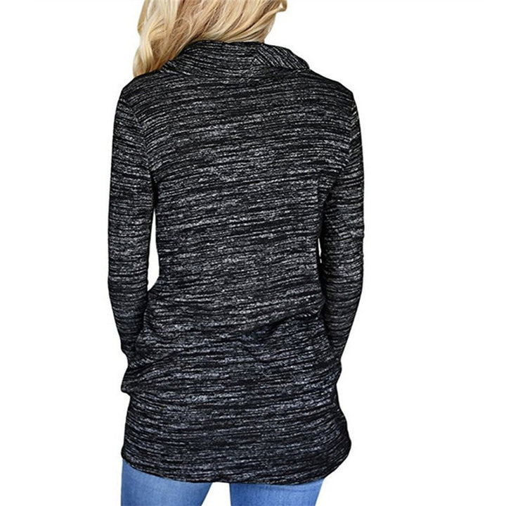 Ladies long sleeve hoodie with practical kangaroo pocket design Lune London