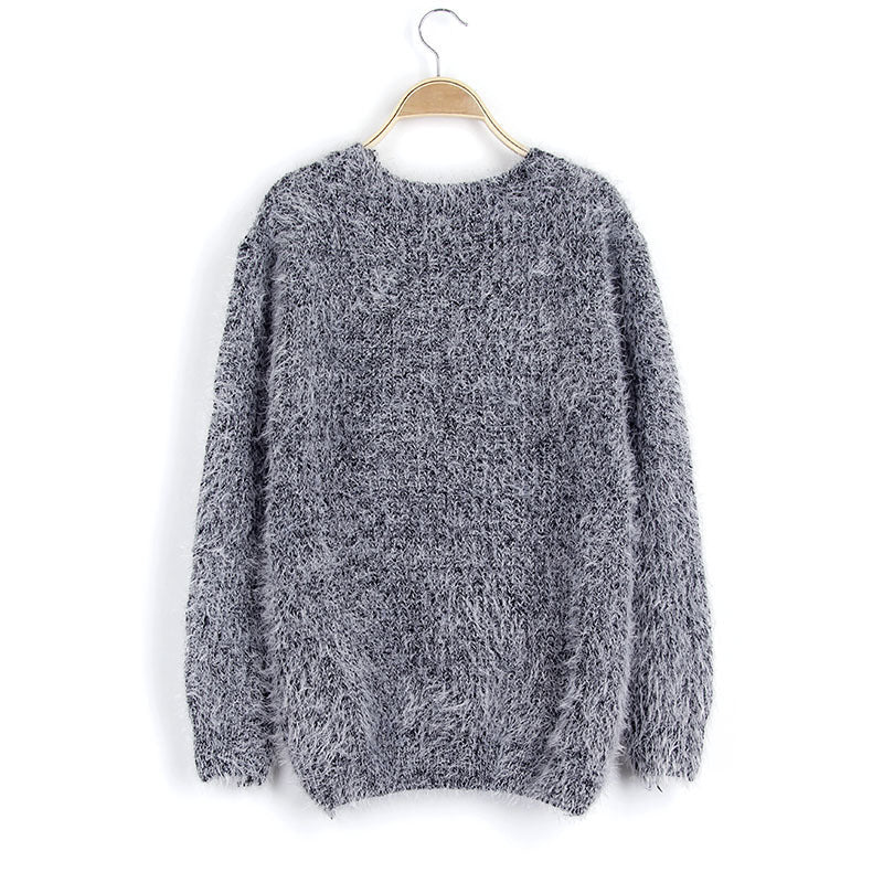 Ladies Soft Sweater with Structured Design and Round Neck Lune London