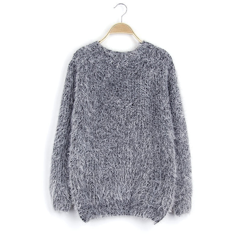 Ladies Soft Sweater with Structured Design and Round Neck Lune London