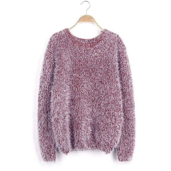 Ladies Soft Sweater with Structured Design and Round Neck Lune London