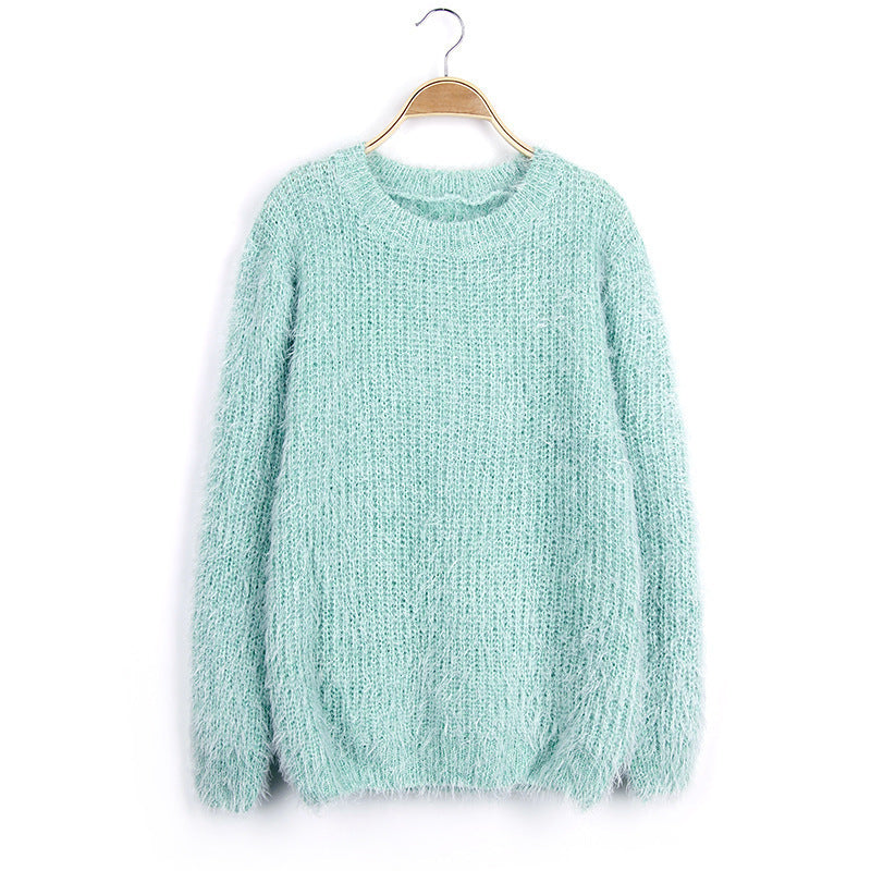 Ladies Soft Sweater with Structured Design and Round Neck Lune London
