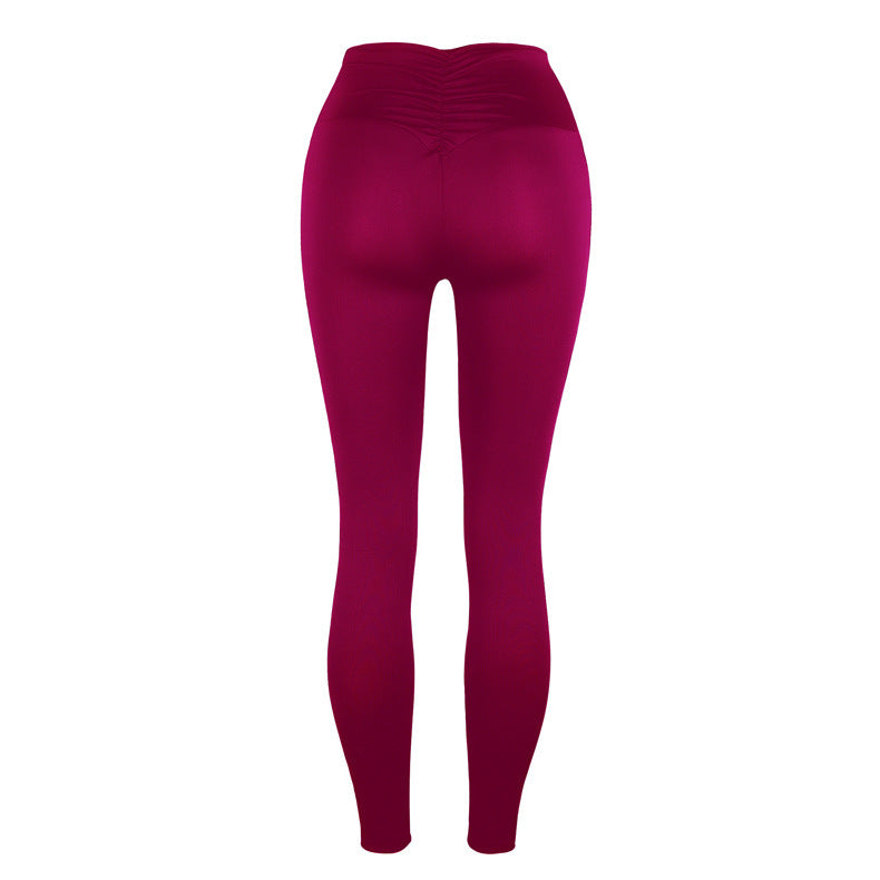 High-waisted sports leggings for women with sculpting effect and breathable material Lune London