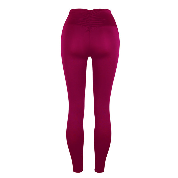 High-waisted sports leggings for women with sculpting effect and breathable material Lune London
