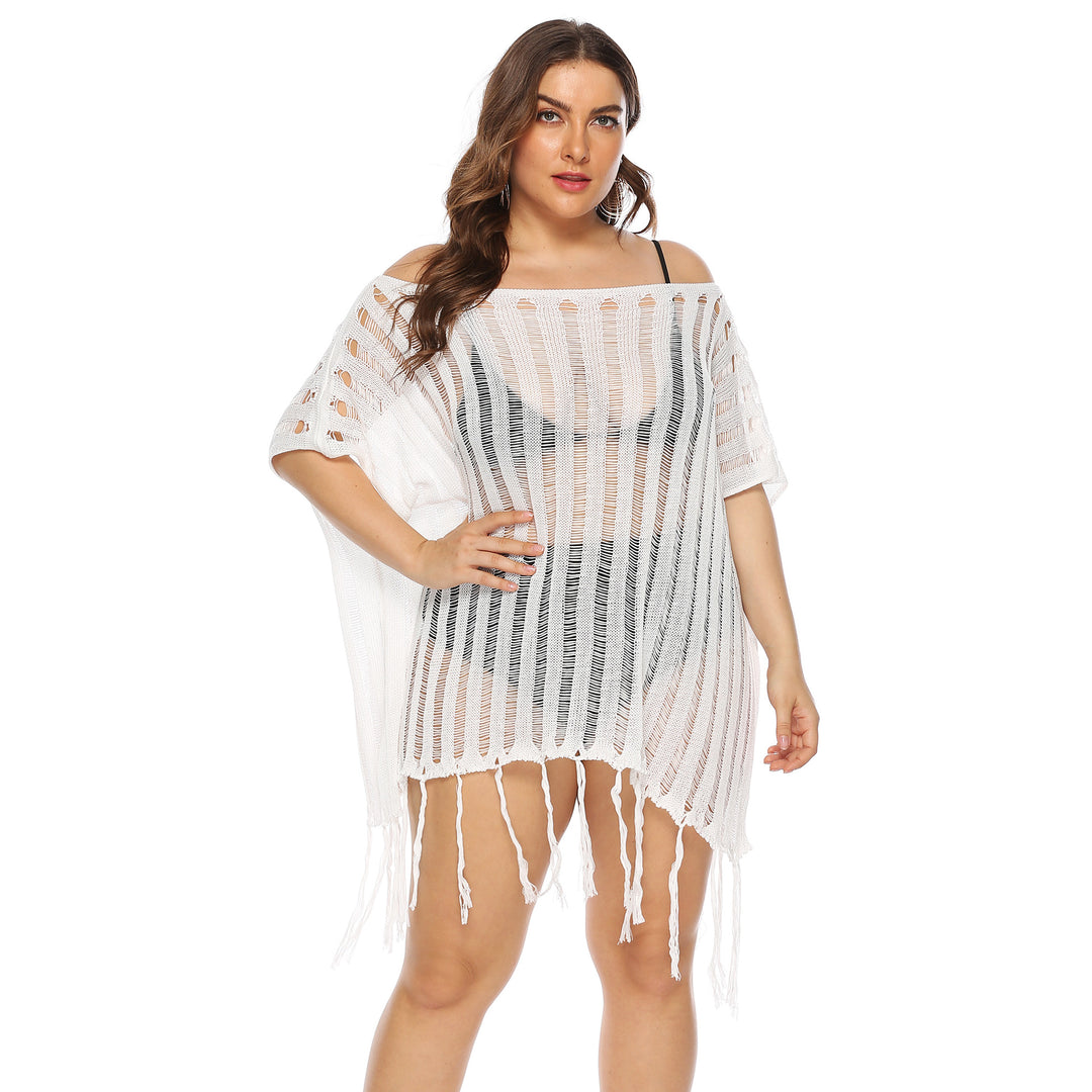 Ladies Relaxed Knit Beach Cover-Up Lune London
