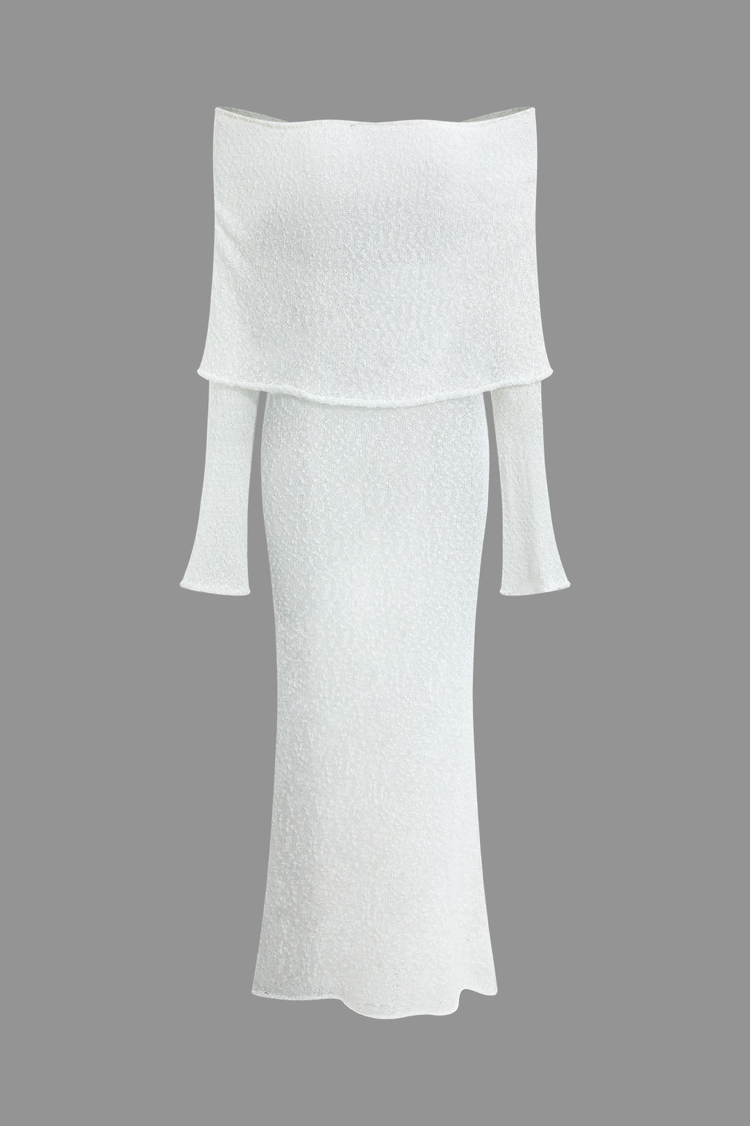Lune London | Maxi knitted dress without shoulders