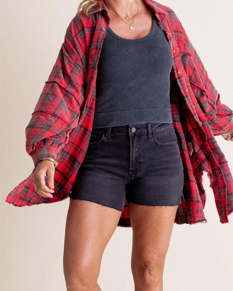 Lune London | Stylish Overlapping Flannel
