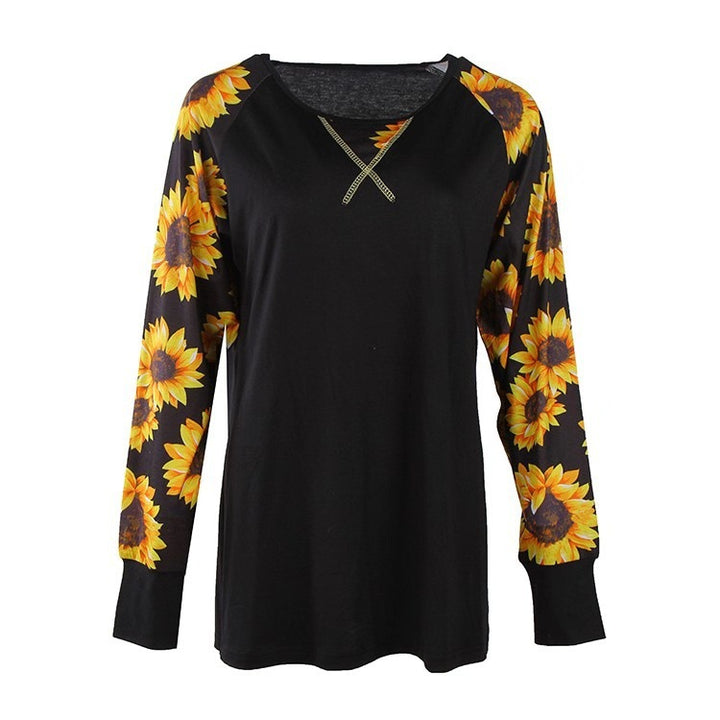 Long-sleeve shirt for women with floral pattern and relaxed fit Lune London