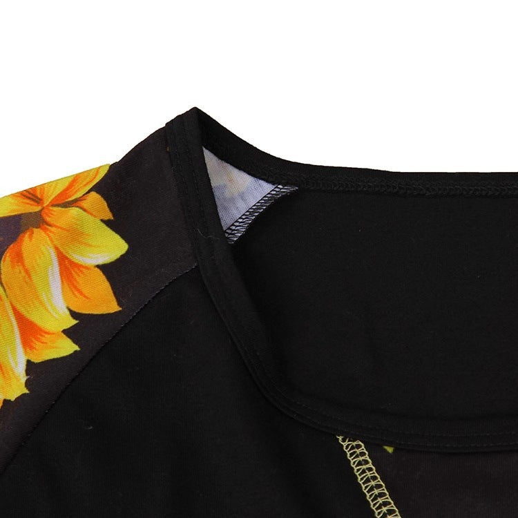 Long-sleeve shirt for women with floral pattern and relaxed fit Lune London
