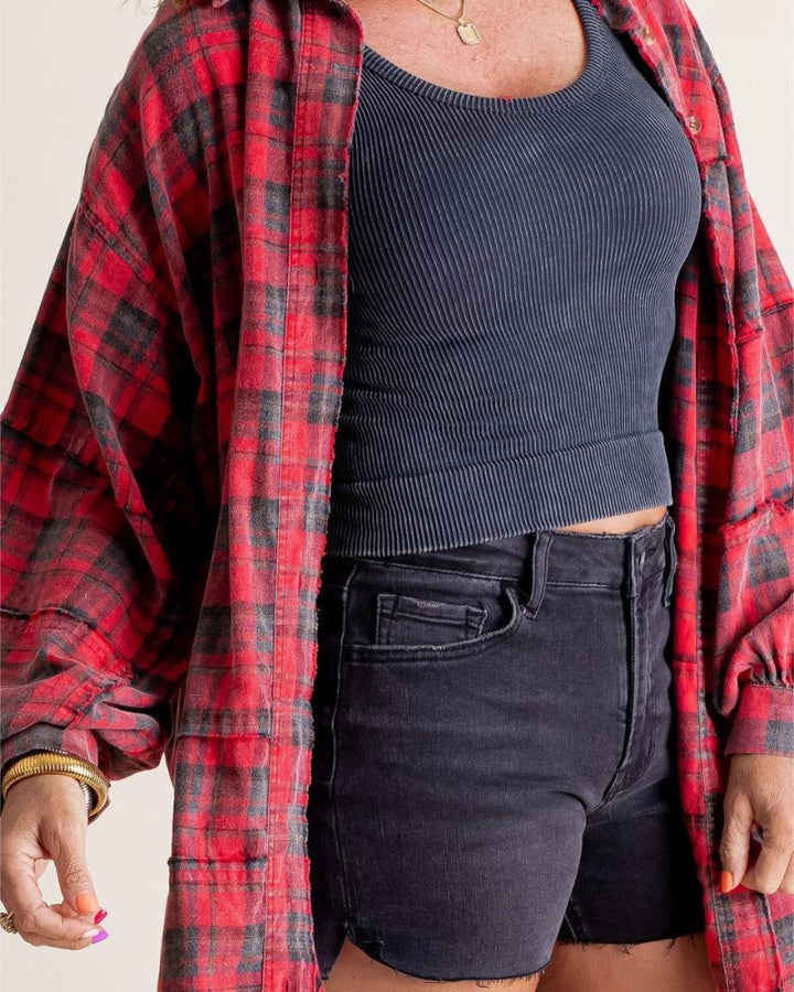 Lune London | Stylish Overlapping Flannel