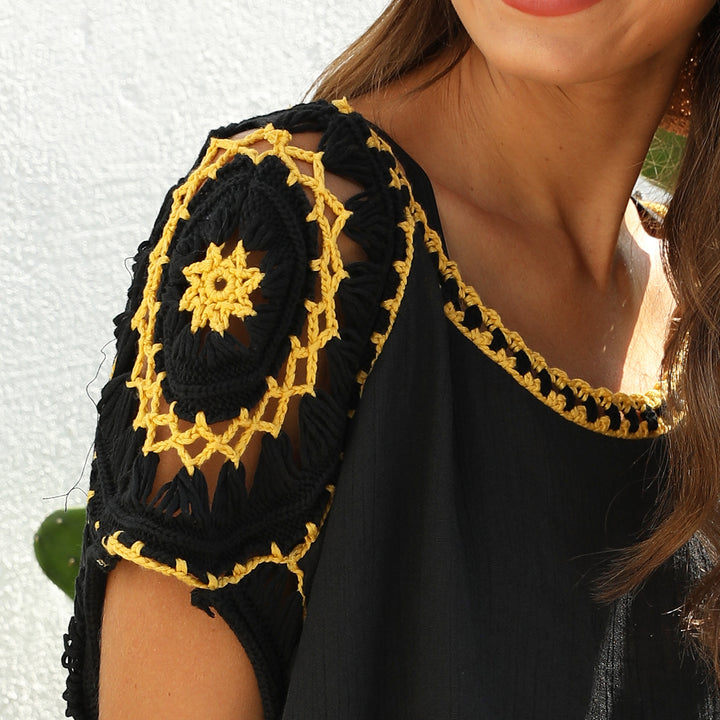 Light beach tunic inspired by bohemian for women Lune London
