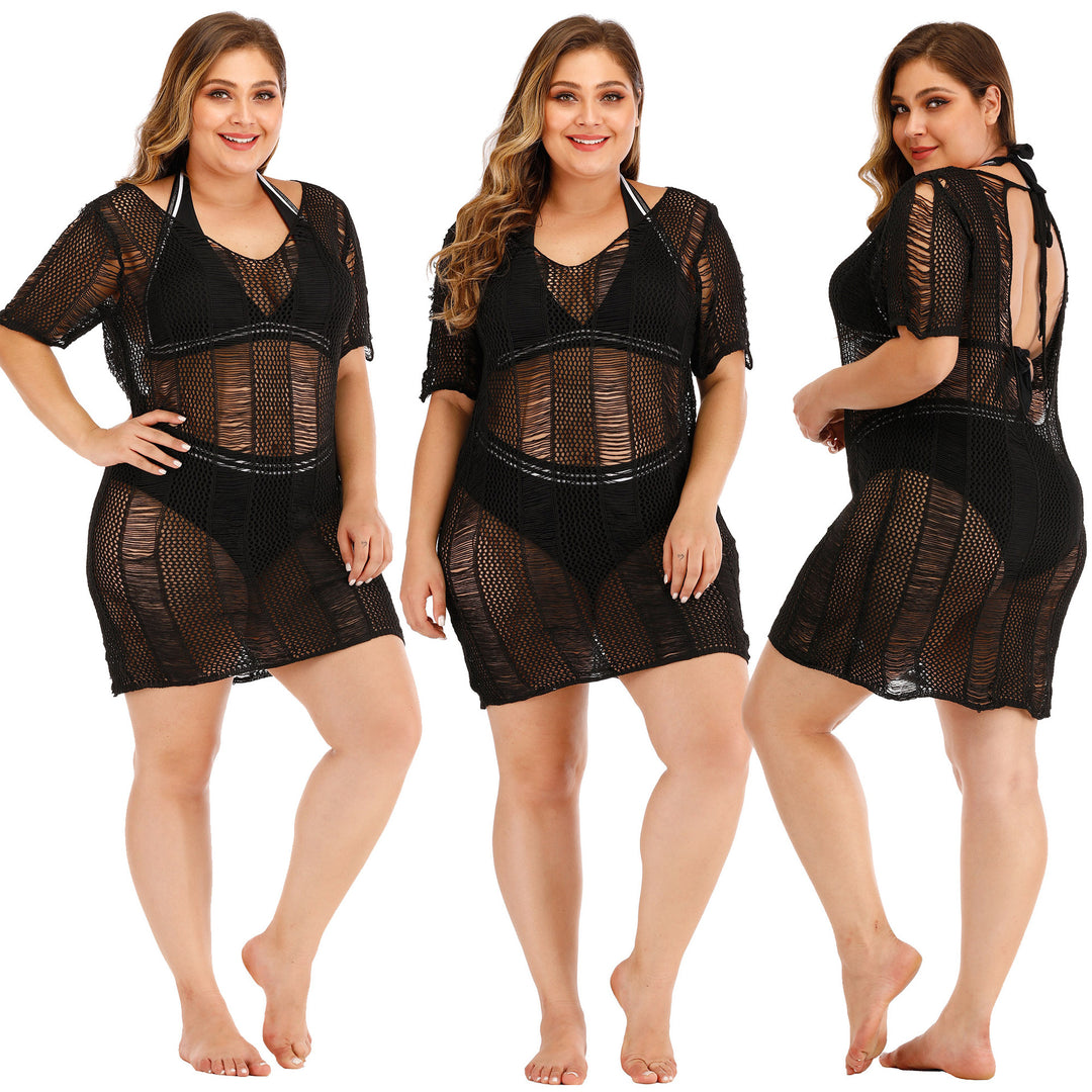 Ladies elegant mesh bathing dress Lune London