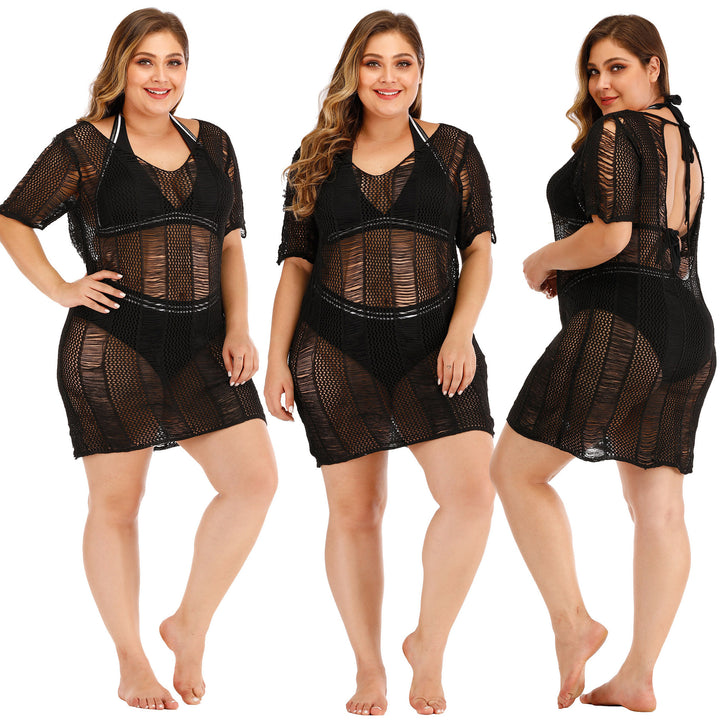 Ladies elegant mesh bathing dress Lune London