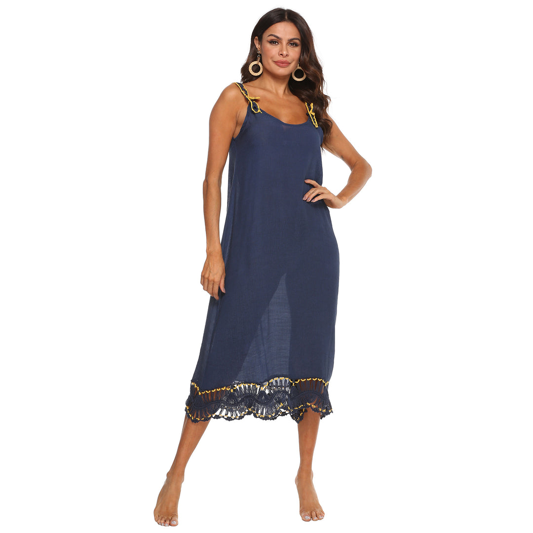 Lune London bohemian mid-length beach dress for women