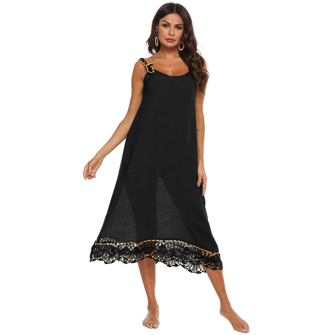 Lune London bohemian mid-length beach dress for women