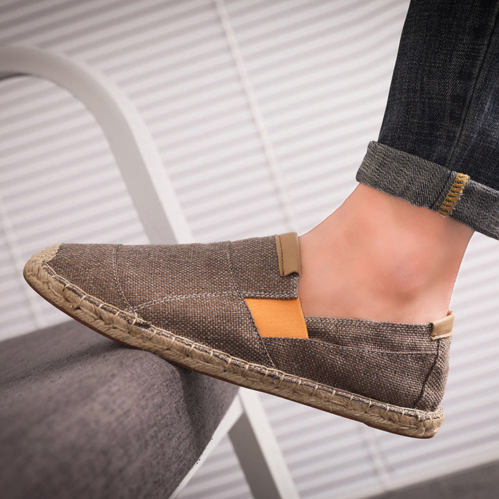 Lune London | Boss Stylish Handmade Canvas Straw Shoes Summer Chic