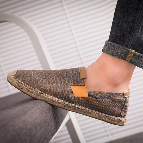 Lune London | Boss Stylish Handmade Canvas Straw Shoes Summer Chic