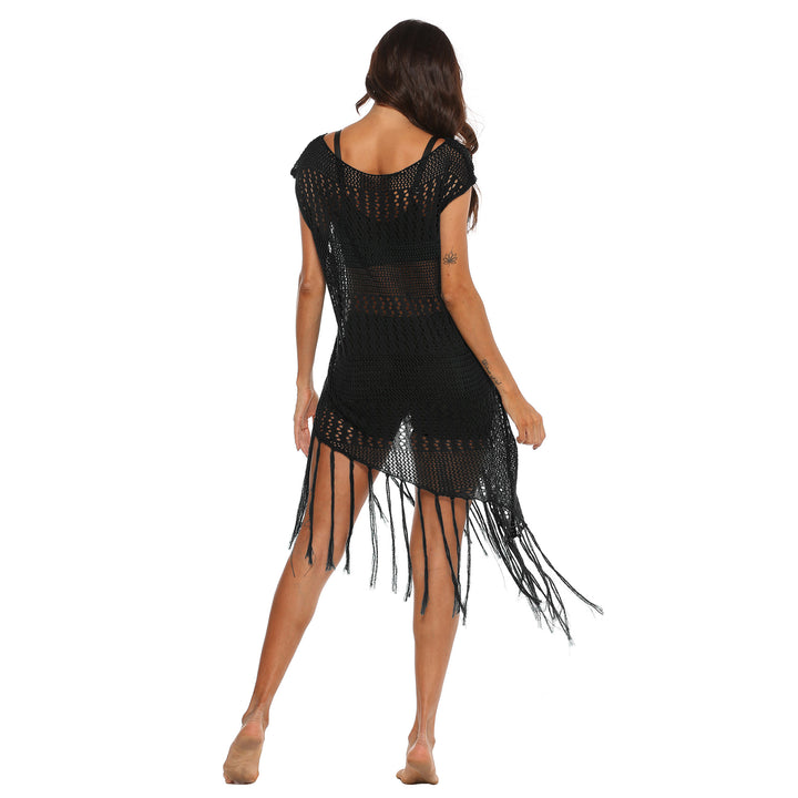 Fringe Crochet Dress for Women Lune London