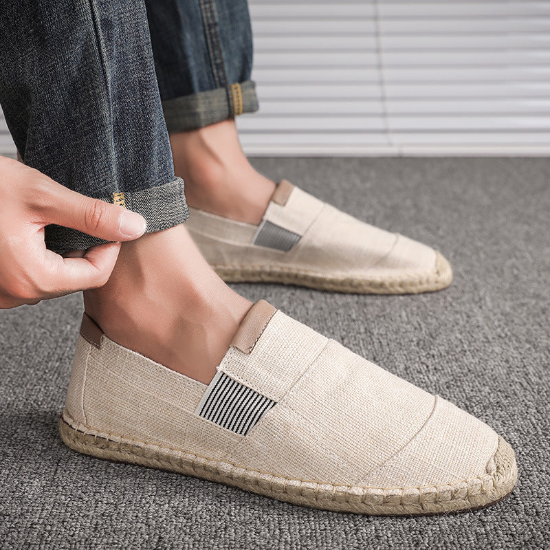 Lune London | Boss Stylish Handmade Canvas Straw Shoes Summer Chic