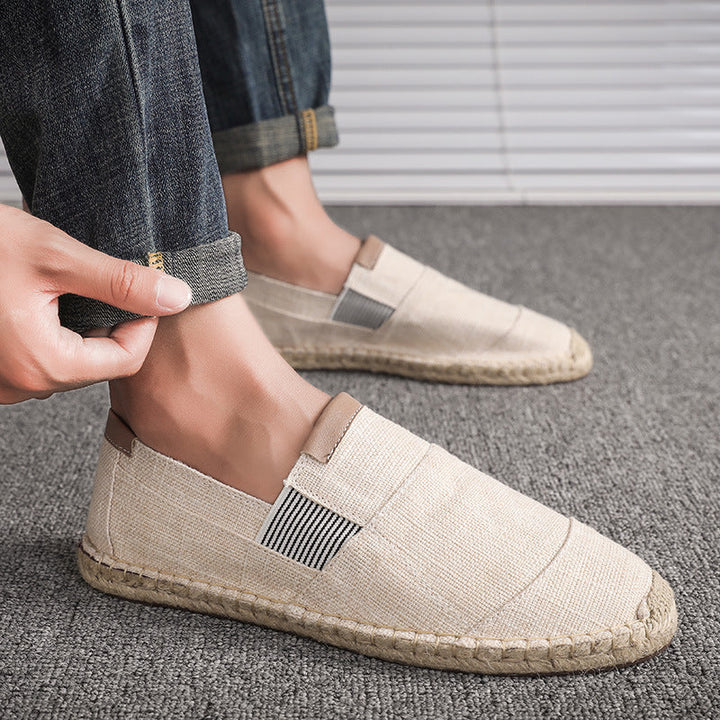 Lune London | Boss Stylish Handmade Canvas Straw Shoes Summer Chic