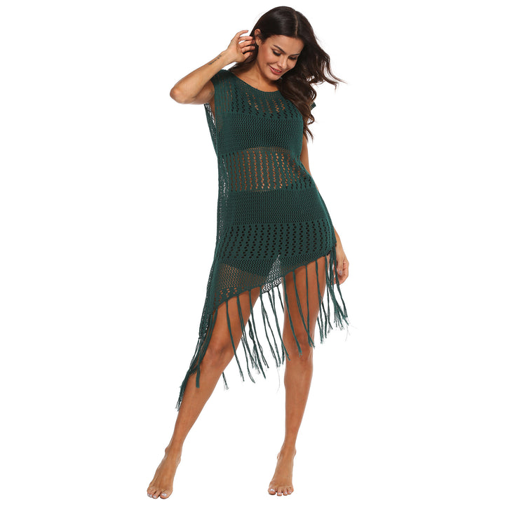 Fringe Crochet Dress for Women Lune London