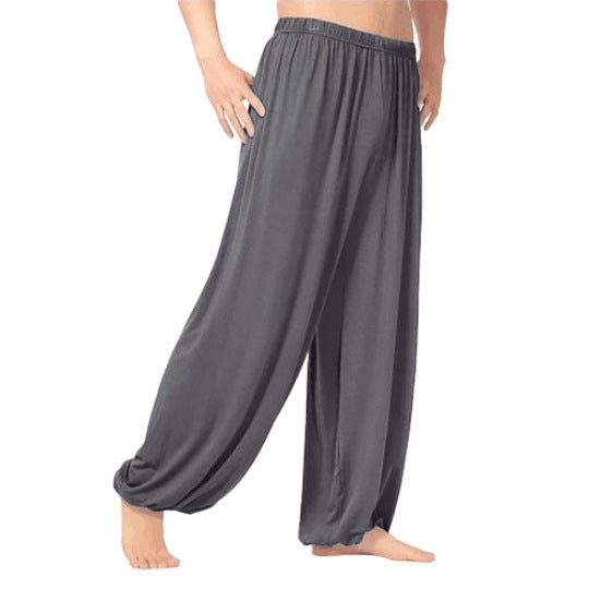 Loose and lightweight leisure pants for women with elastic waistband Lune London