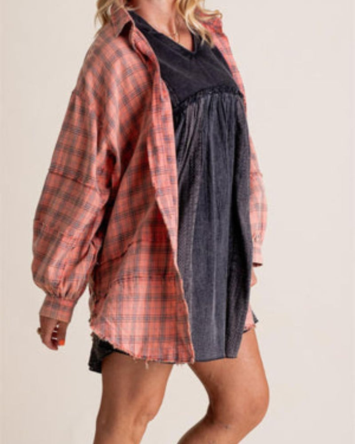 Lune London | Stylish Overlapping Flannel