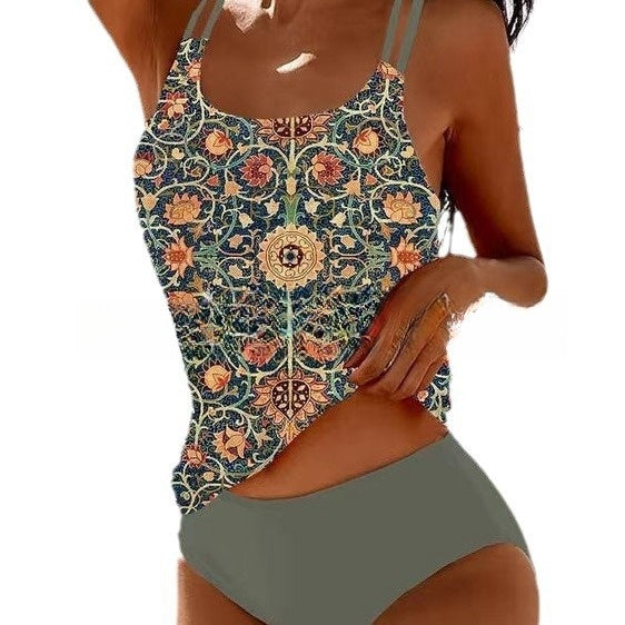 Lune London | Stylish Printed Tankini Swimsuit
