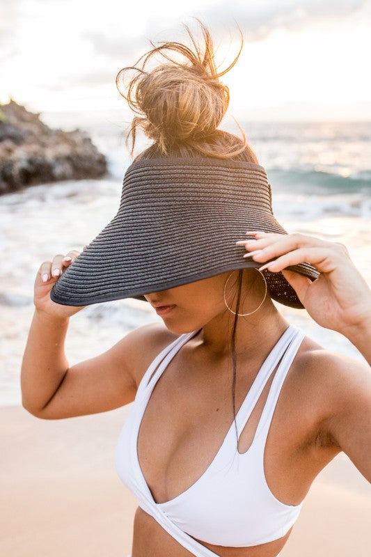 Lune London | Foldable Wide Brim Bow Visor