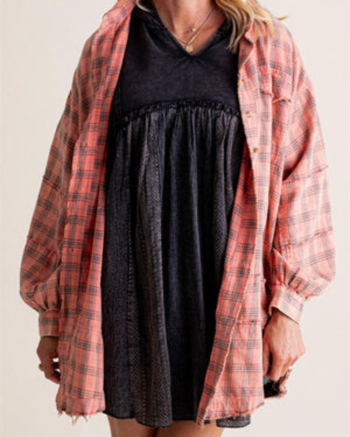 Lune London | Stylish Overlapping Flannel