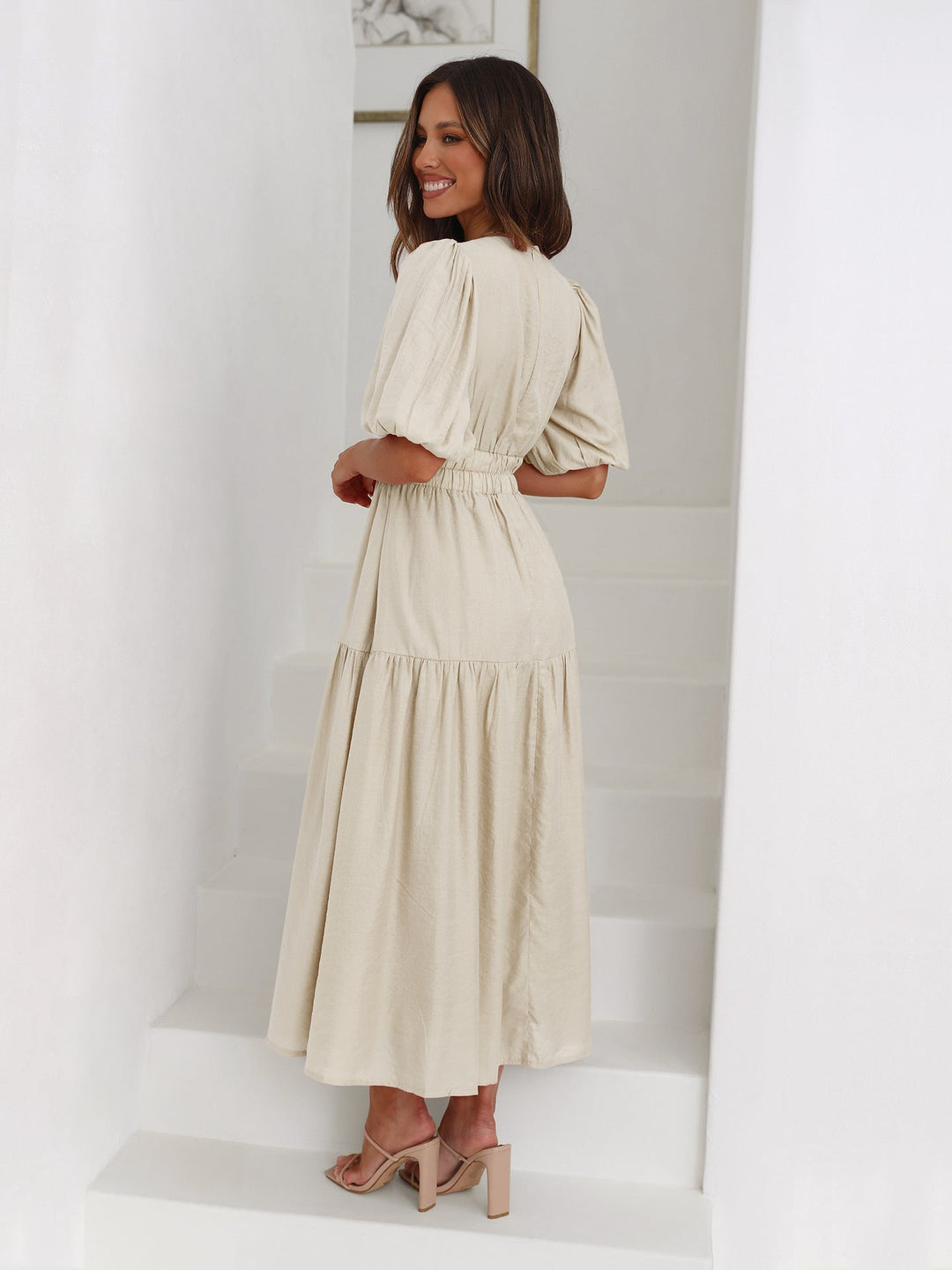 Lune London | Dress with Puff Sleeves for Women