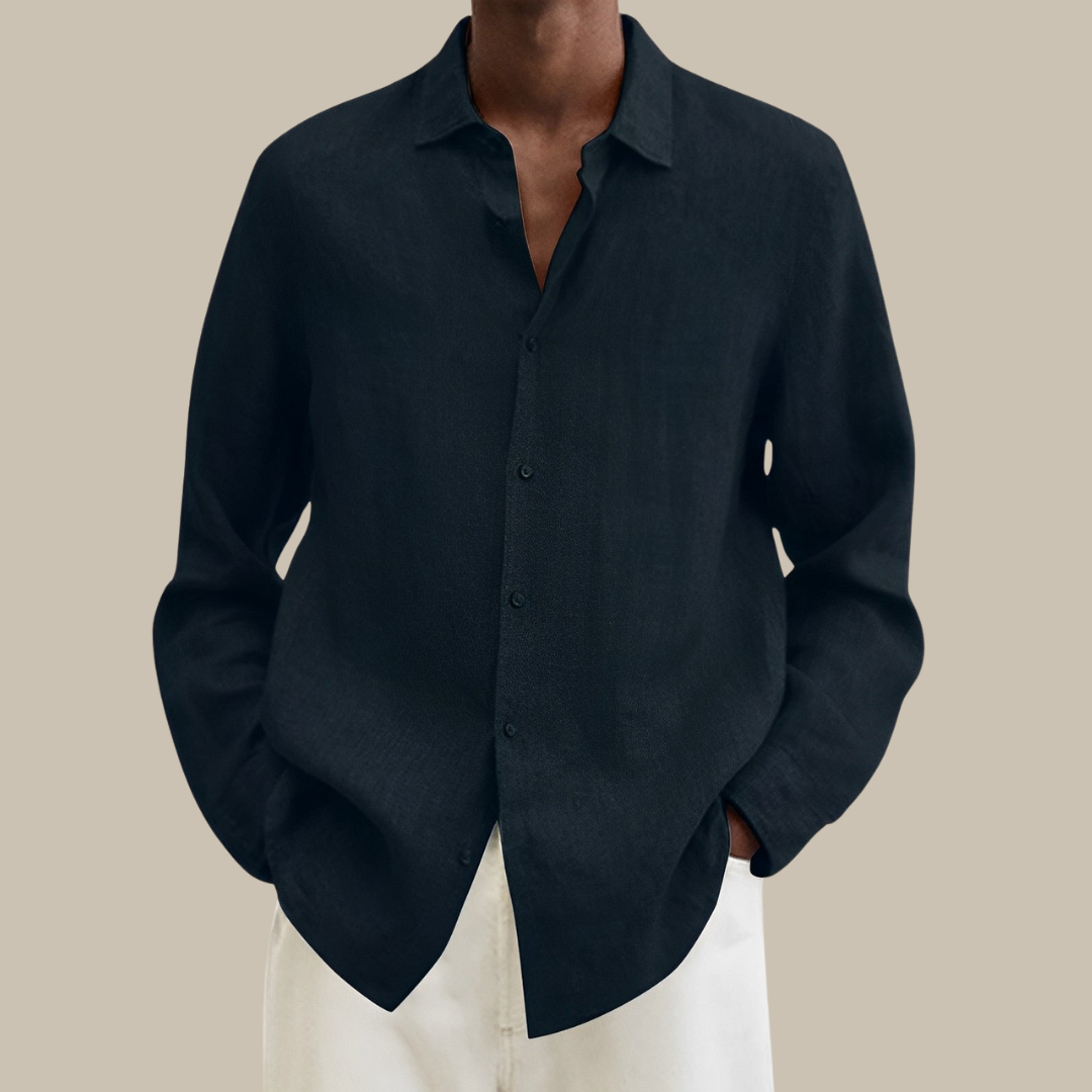 Lune London | Stylish Linen Men's Shirt with Long Sleeves