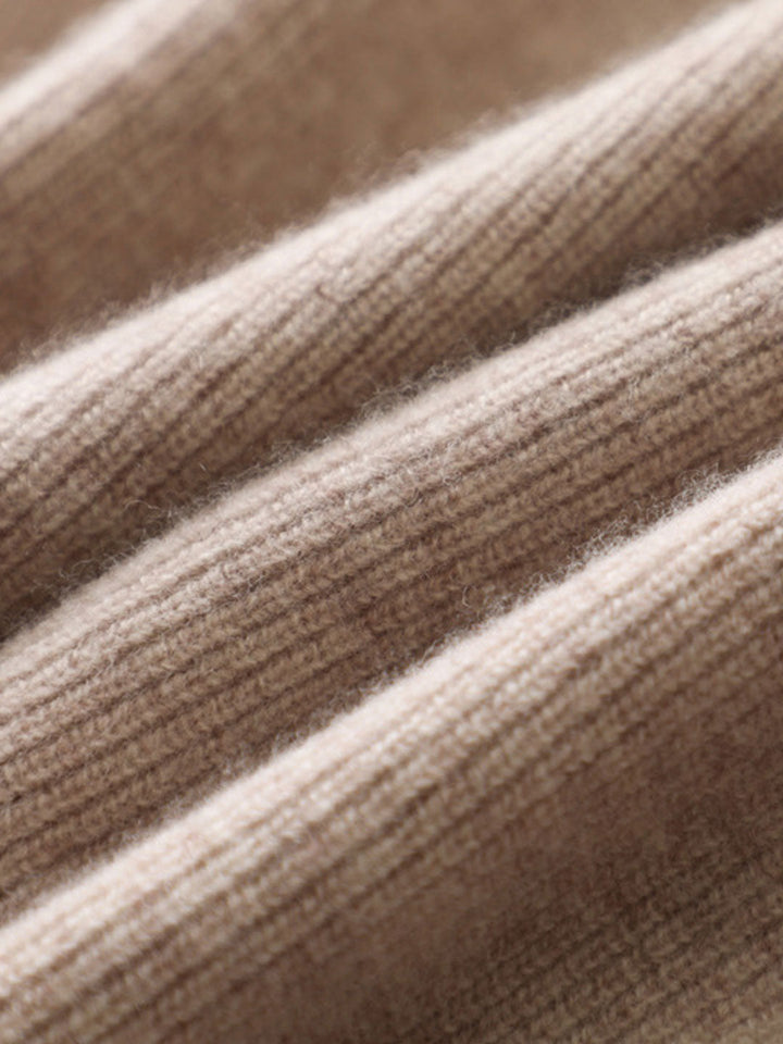Lune London | Women's Casual V-Neck Knit Vest Solid Color Layer