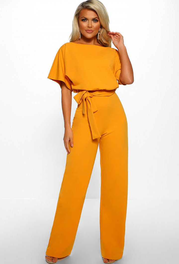 Elegant set for women consisting of a flowing blouse and flared pants Lune London