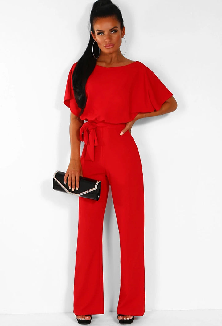 Elegant set for women consisting of a flowing blouse and flared pants Lune London