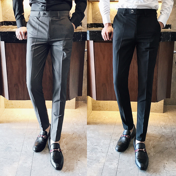 Elegant suit trousers for men with a slim fit and high-quality finish Lune London
