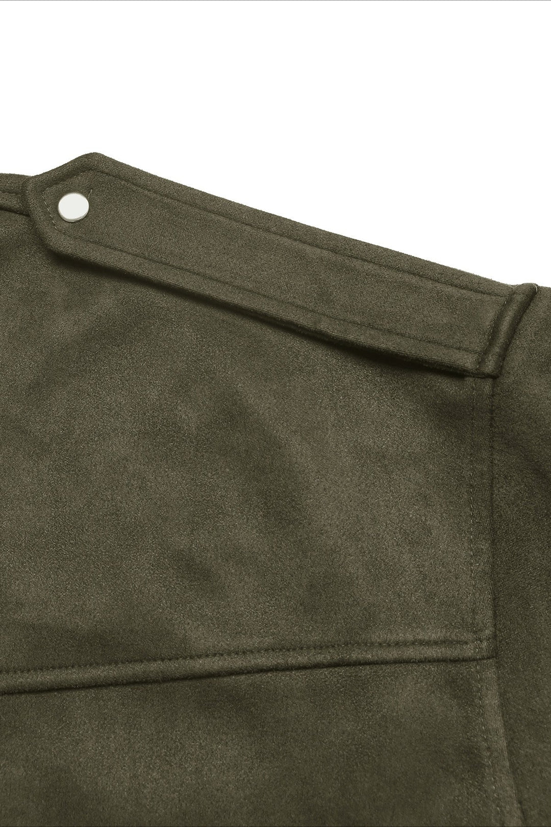 Lune London | Collar Suede-Look Bomber Jacket