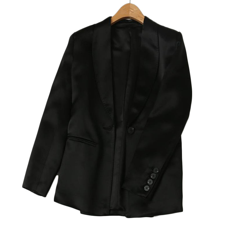 Lune London Women's Satin Evening Blazer