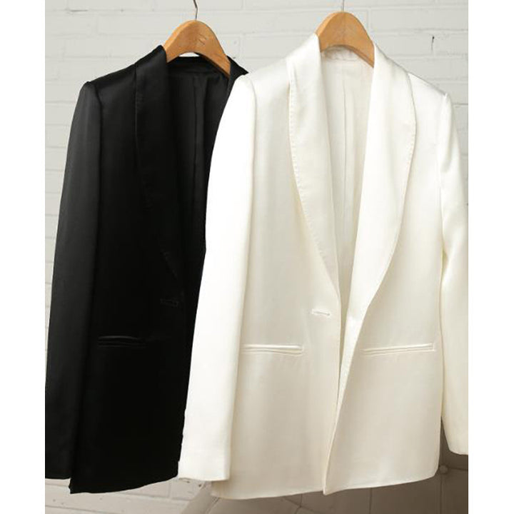Lune London Women's Satin Evening Blazer