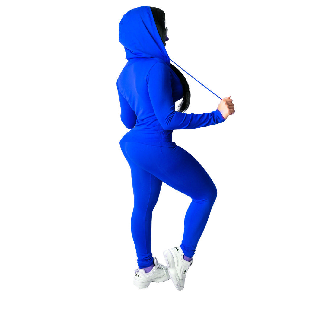 Lune London Women's Sports Leisure Set with Hood and Fitted Cut