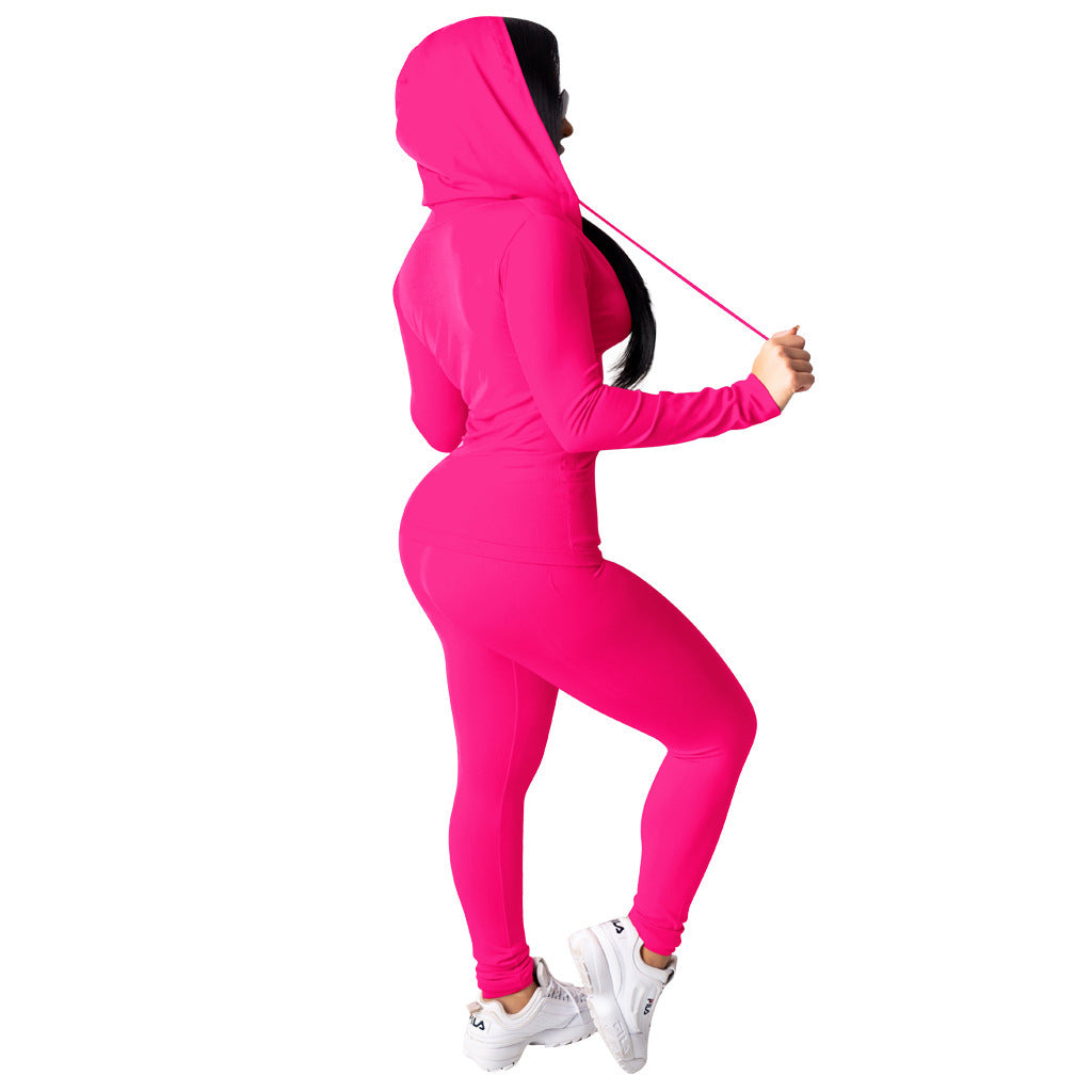 Lune London Women's Sports Leisure Set with Hood and Fitted Cut