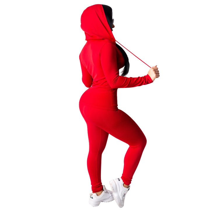 Lune London Women's Sports Leisure Set with Hood and Fitted Cut
