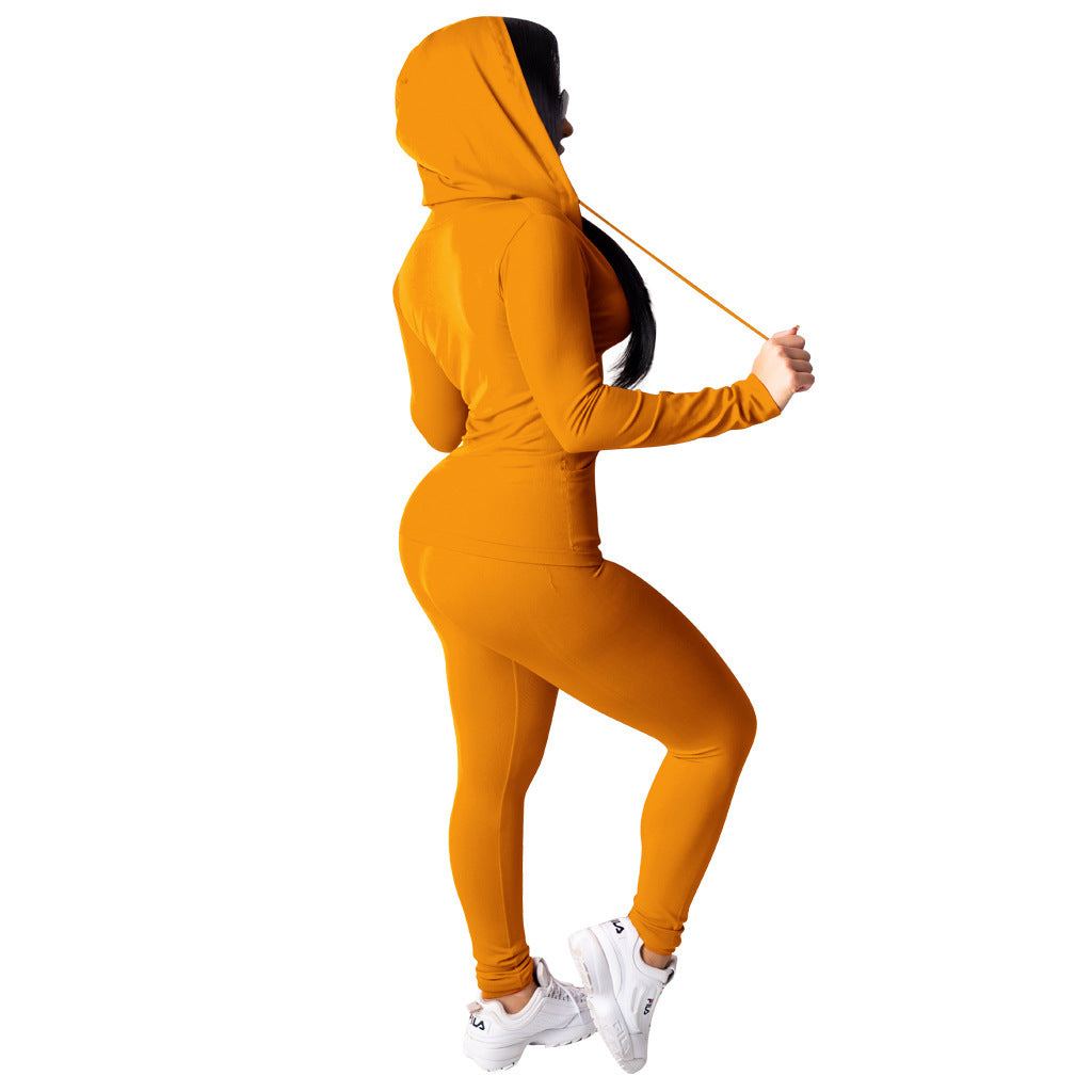 Lune London Women's Sports Leisure Set with Hood and Fitted Cut