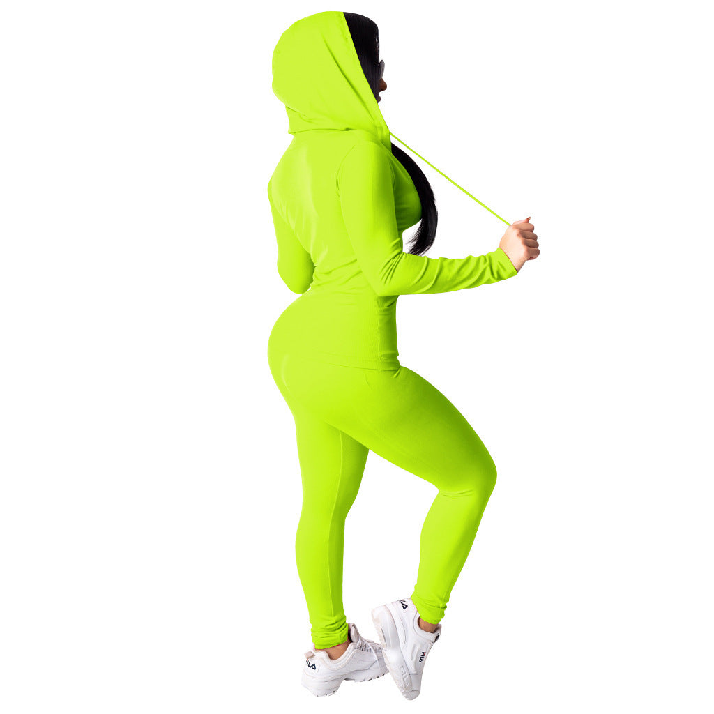 Lune London Women's Sports Leisure Set with Hood and Fitted Cut