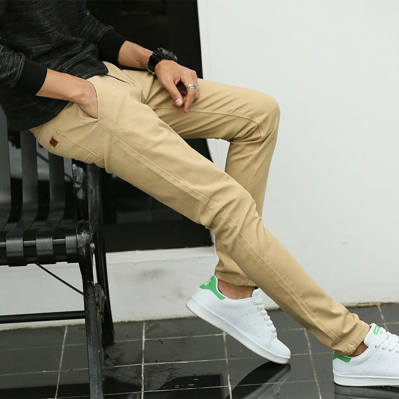 Men's slim-fit chino pants with practical pockets Lune London