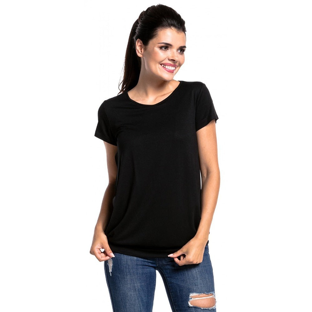 Lune London Women's Nursing T-Shirt with Convenient Nursing Access