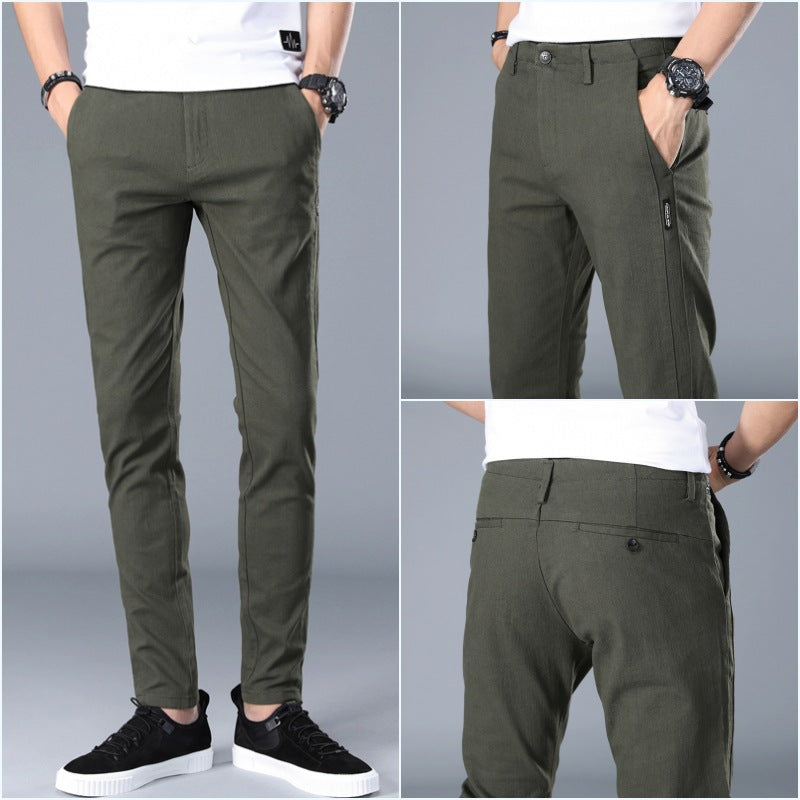Trendy chino pants for men with a fitted cut and comfortable fit Lune London