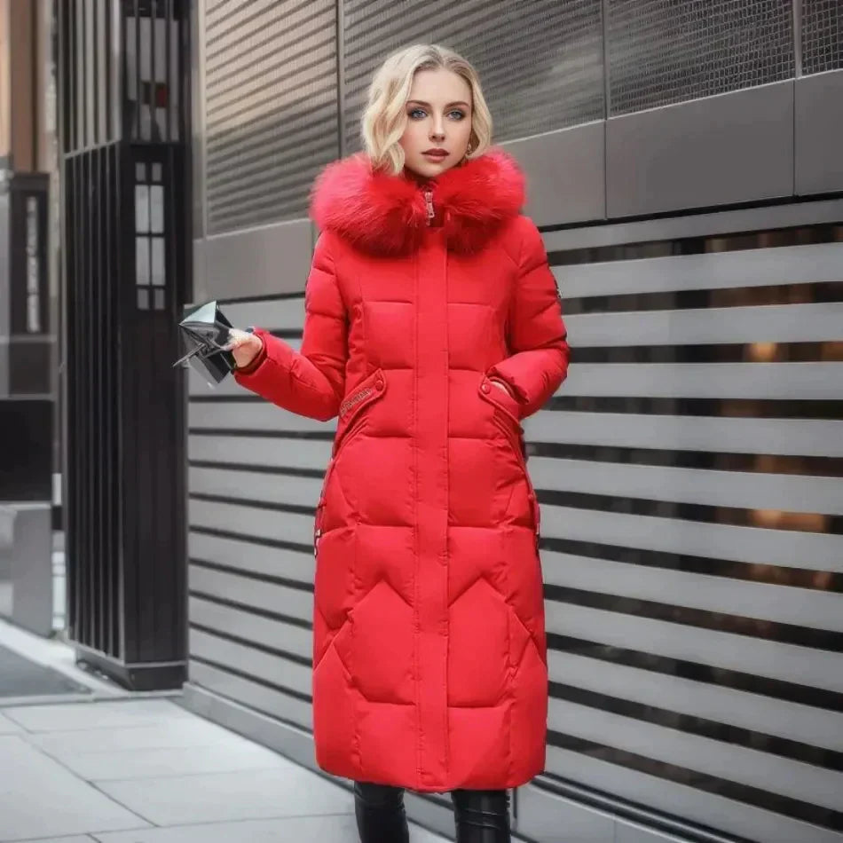 Lune London | Veste d'hiver en simili cuir