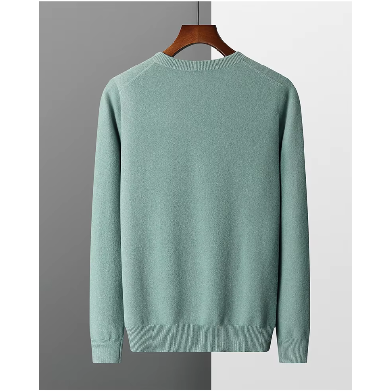 Chic Und Stil | Cashmere Sweater Men V-Neck Soft Cashmere Knit Material