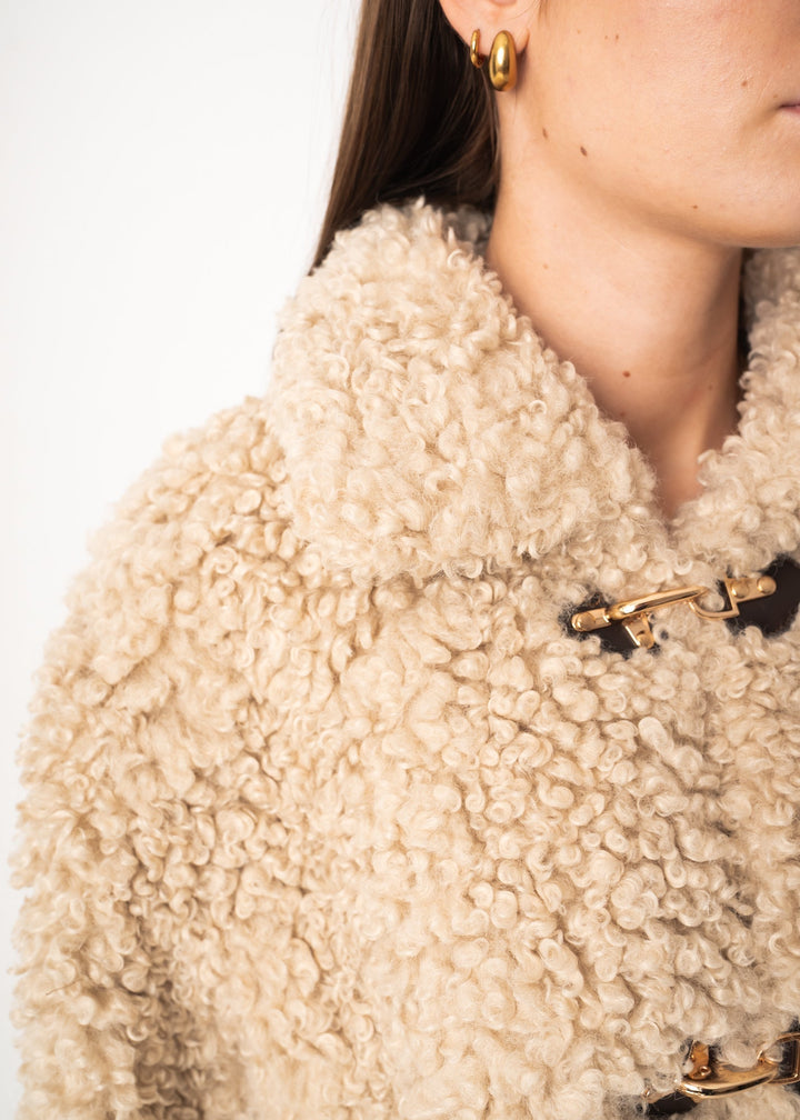 Lune London | Loose-fitting sheepskin jacket with curls