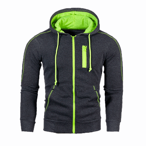 Men's functional hoodie with innovative zipper and practical pockets Lune London